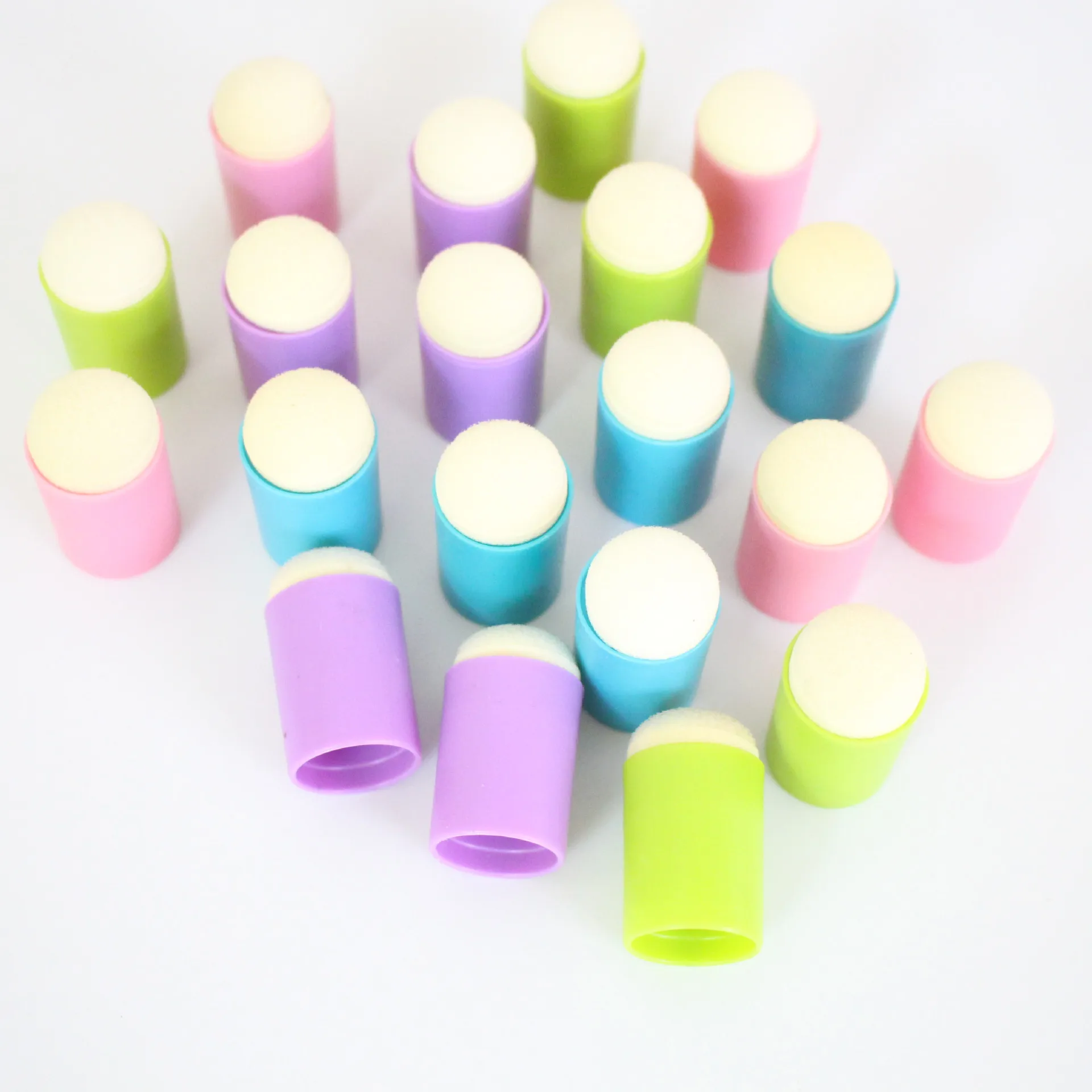 Children Craft DIY Painting Tools Finger Sponge Stamp Black Dauber Sponge