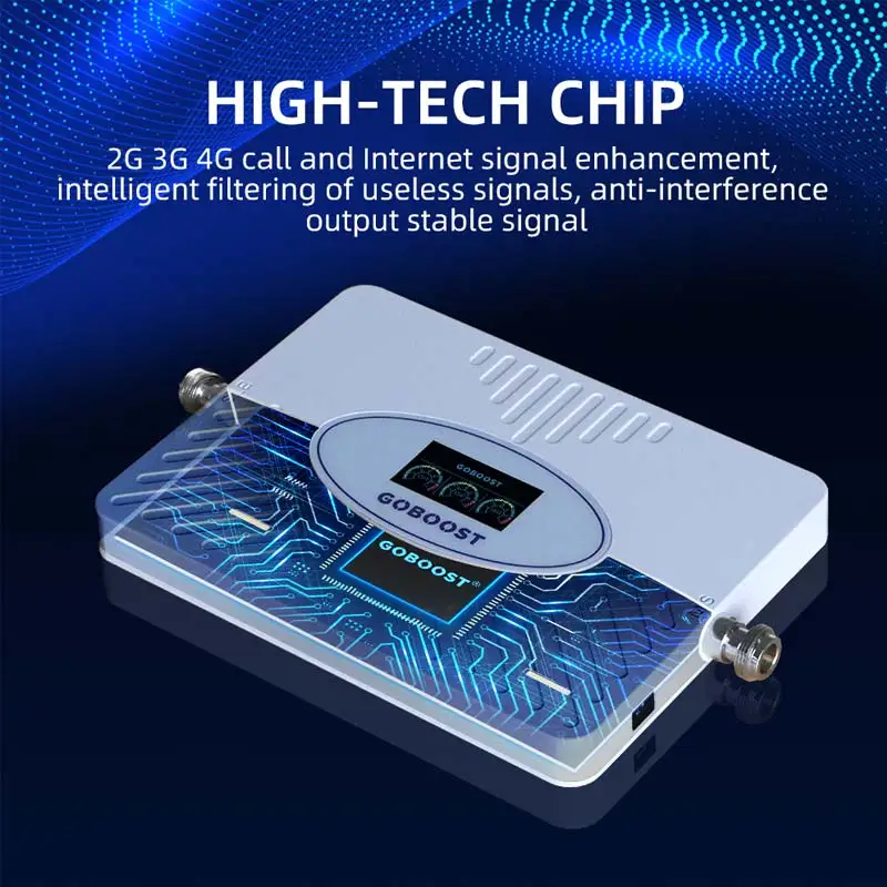 Усилитель Goboost Triband 900 1800 2100 МГц усилитель сигнала сотового телефона 2G 3G