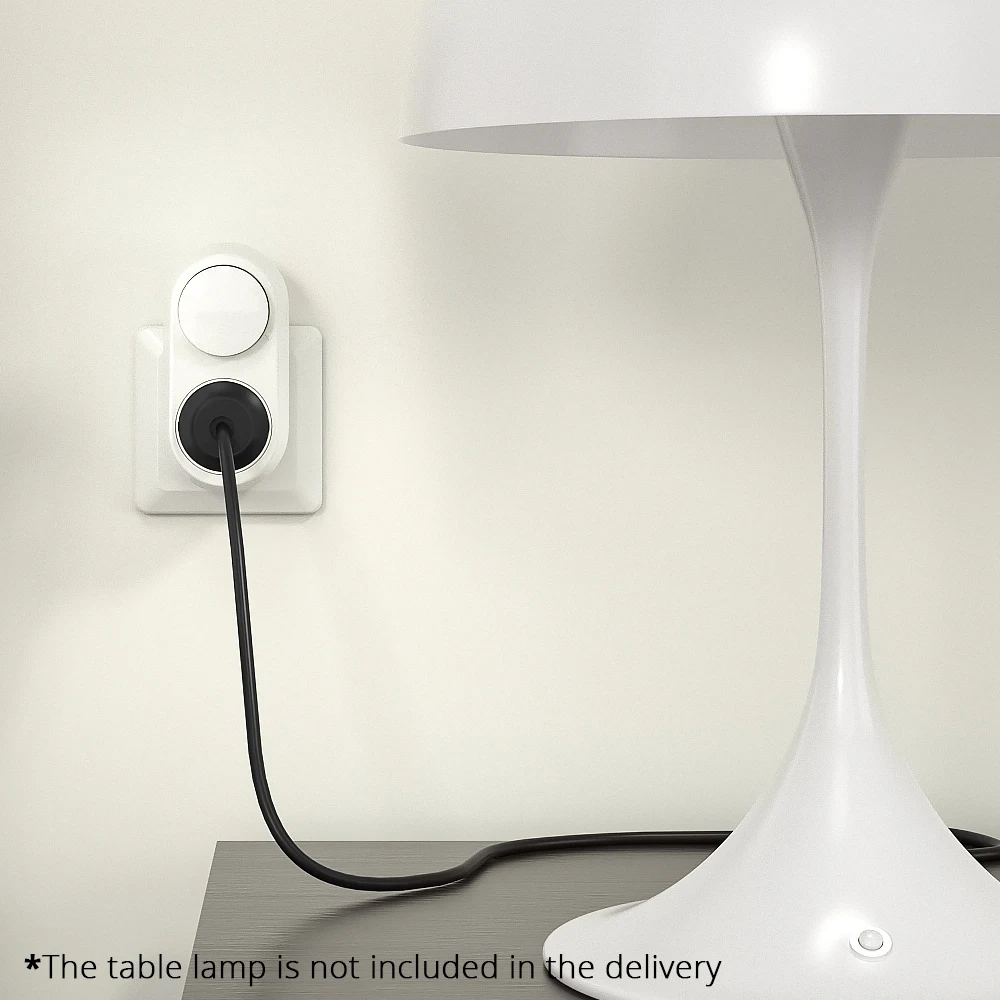 220V 100W AC задней кромкой поворотный Push-уведомление/выкл светодиодные настольные лампы штепсельную вилку в диммеры переключатель