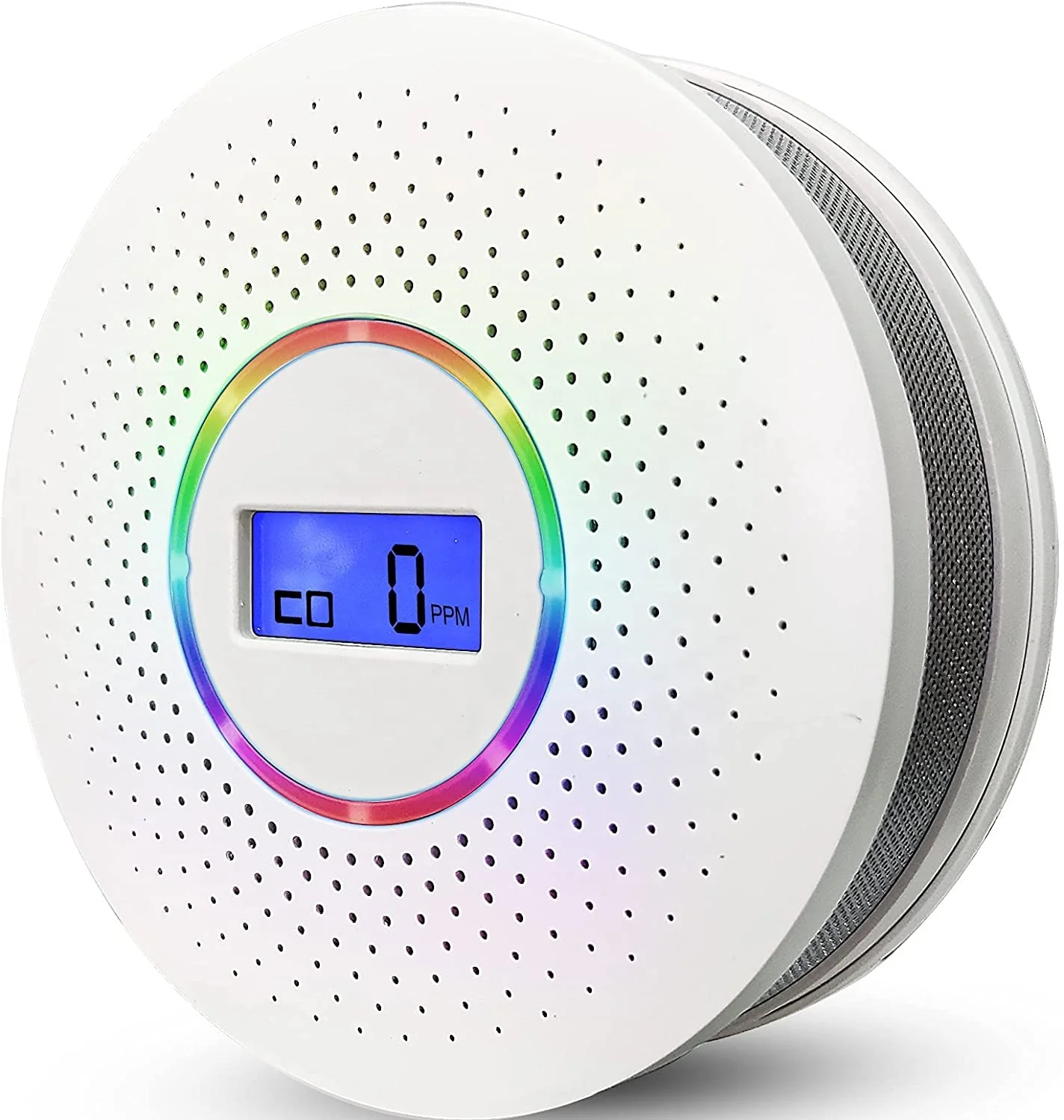 2 в 1 детектор угарного газа для домашней безопасности с ЖК-дисплеем пожарная сигнализация детектор дыма