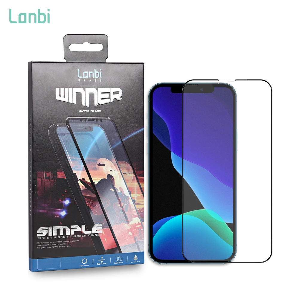 Полное покрытие матовый оптом прозрачная HD защитная пленка протектор экрана из закаленного стекла с защитой от взрывов для iPhone 13
