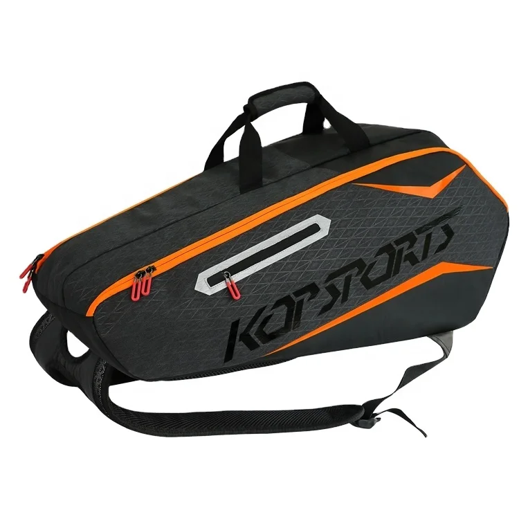 
2021 KOP SPORTS Custom Waterproof Tennis Racket Bags Tennis Bag With Shoe Compartment 
