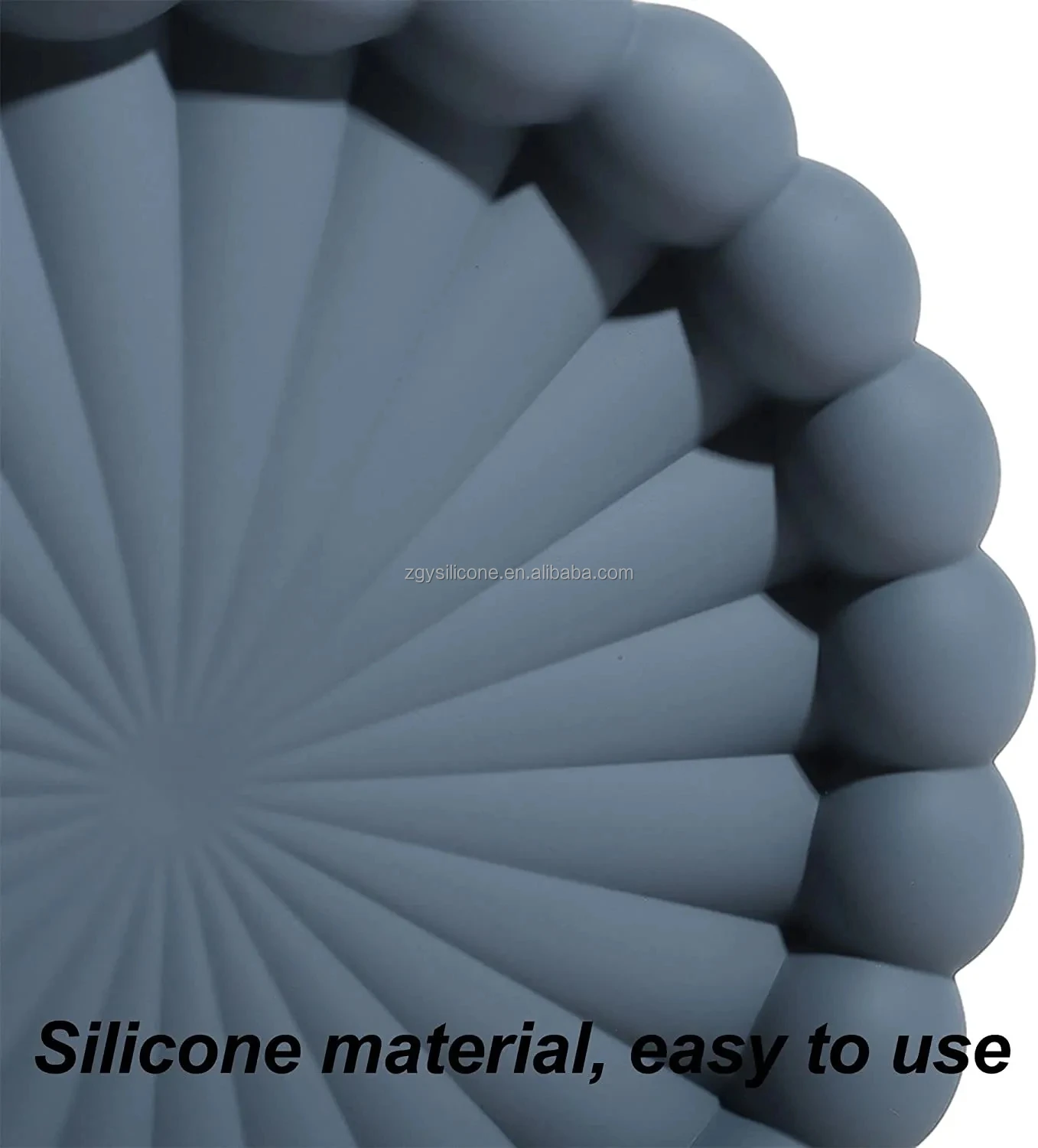 2024 New Popular RTS Round Non-slip Easy Release Homemade Chocolate Silicone Cake Mould for Mousses Ice Cream