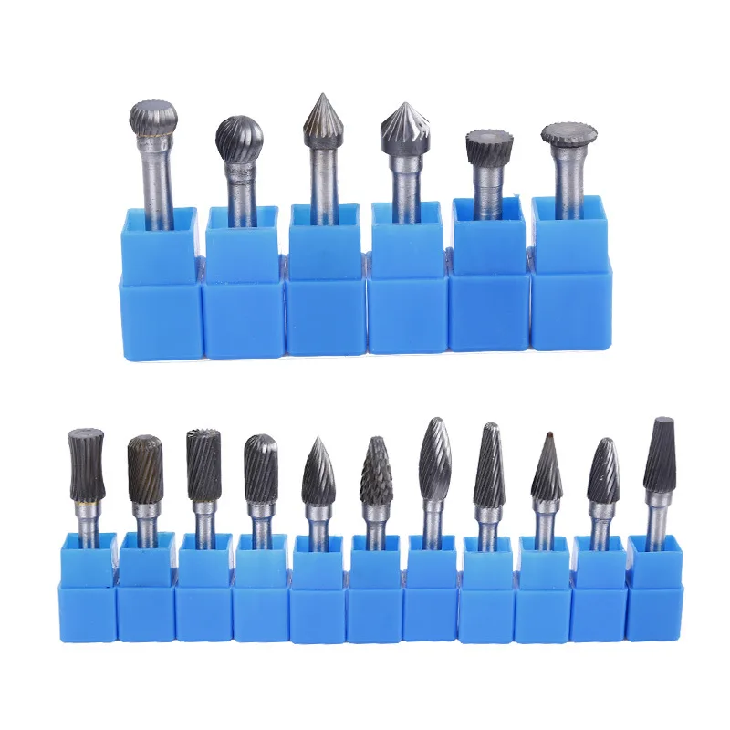 Single cut tungsten carbide burrs carbide rotary burr for power tools