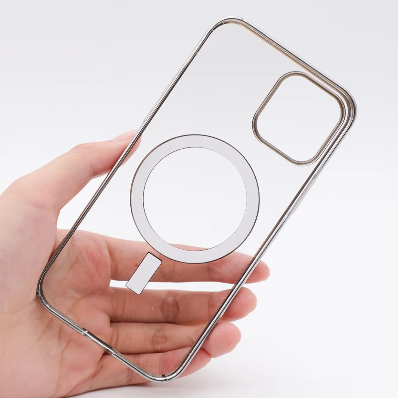 2020 Custom Transparent Thin shell Magsafing Magnetic Clear mobile Phone Case for iphone 12/iphone 12 mini/iphone 12 pro max
