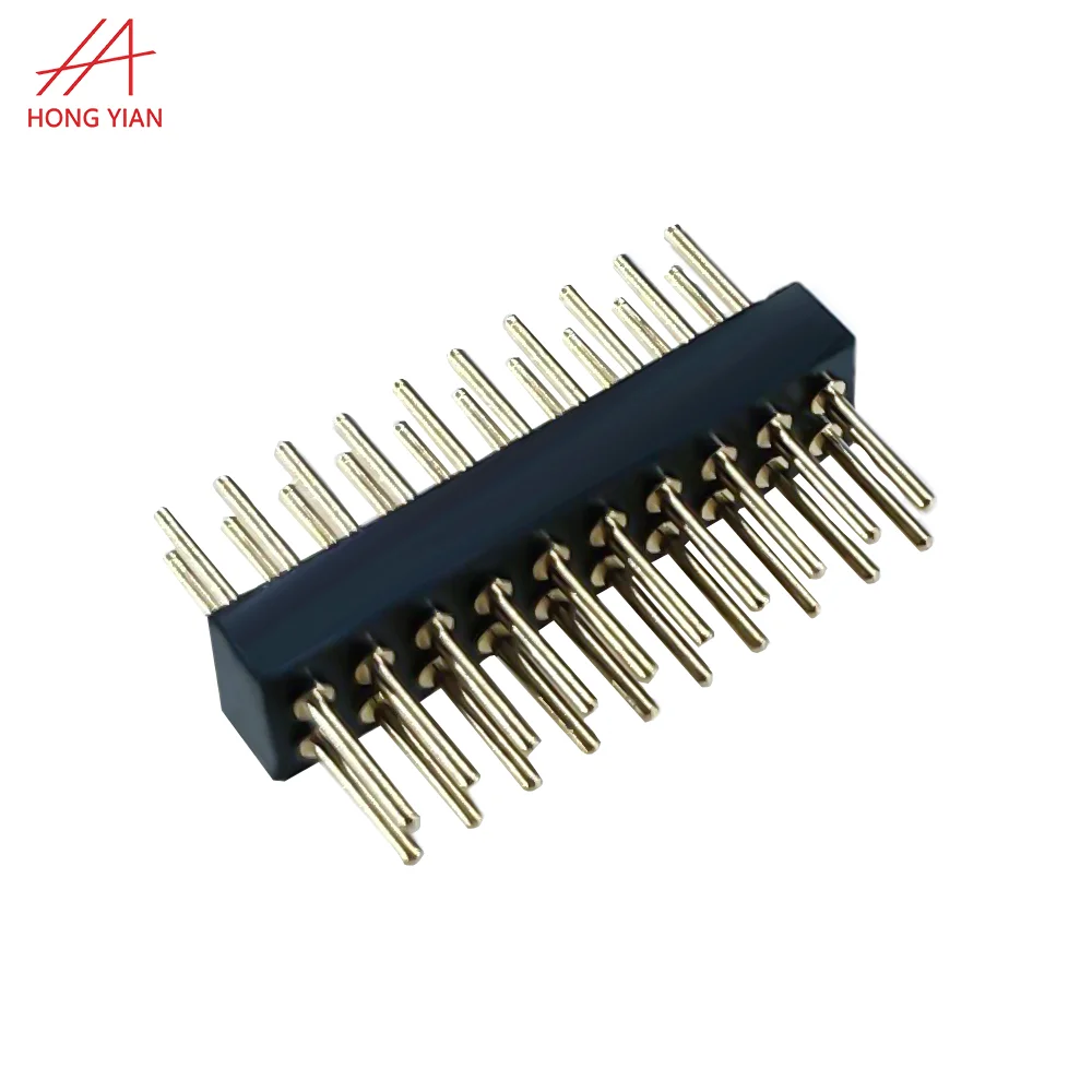 Factory High Quality Pitch 2.54 2.0 1.27mm Male Header 2*10 20 40 16 pin Dual Row Straight Right Angle PCB Pin Header Connector
