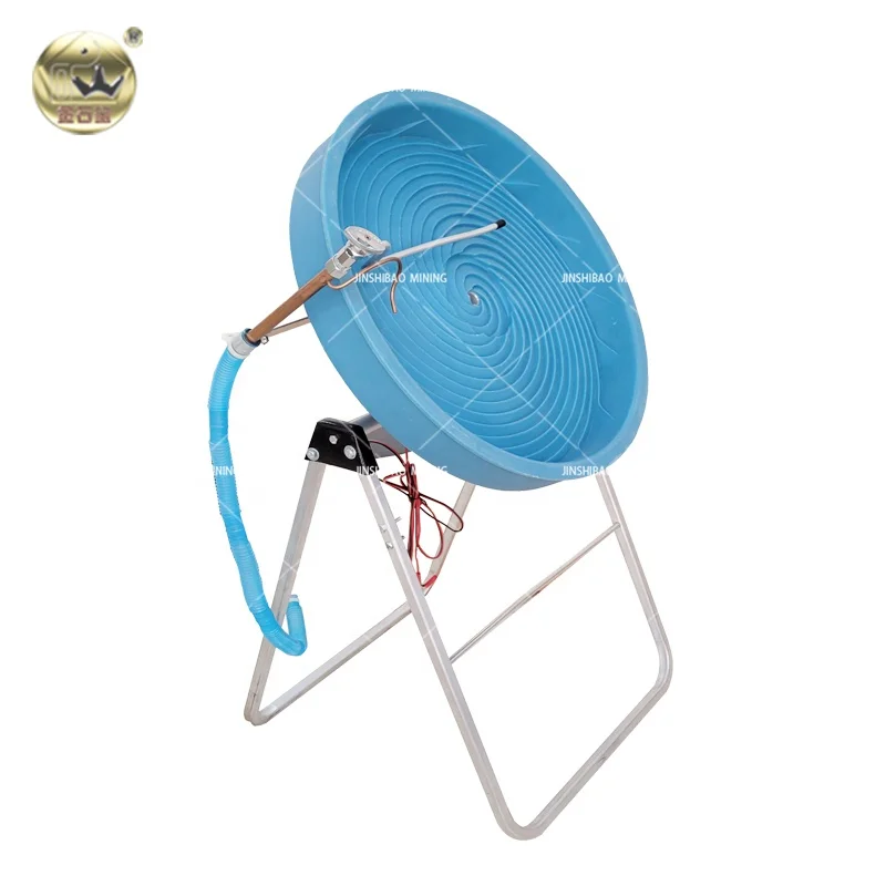Automatic Turbo panning machine gold refining equipment gold miners spiral gold wheel