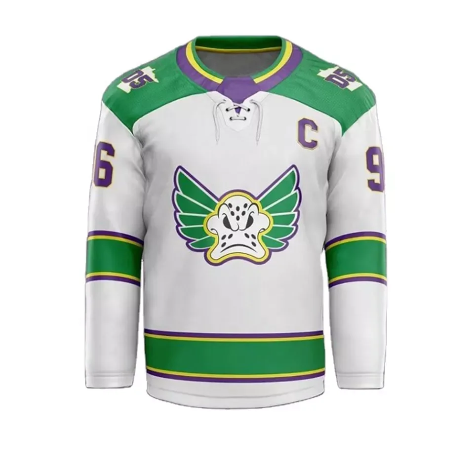 Customized  Ice Hockey Referee Jersey Blank Ice Hockey Jerseys Sublimation Mesh Sport Ice Hockey Wear