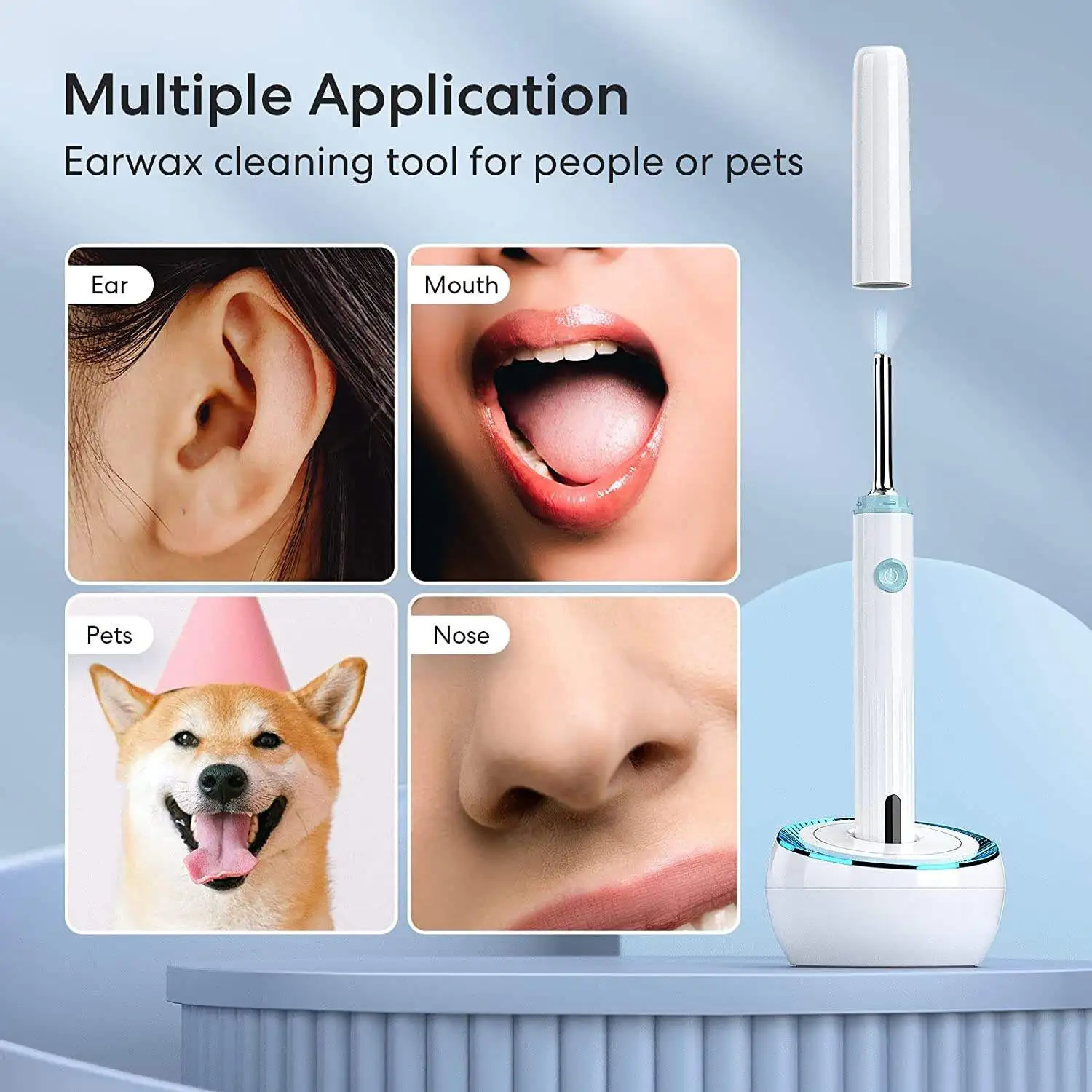 Smart WIFI Earwax Cleaner Visible Electric Ear Wax Removal with Camera