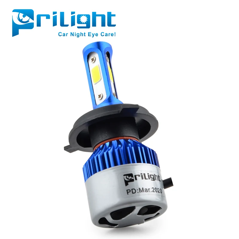 P2 светодиодные фары лампа 72W для 10000LM 9005 9006 HB3 HB4 Автомобильные 12V все гольфкарты оснащены H11 H4 Hi короче спереди и длиннее сзади) дальнего ближнего света лампы
