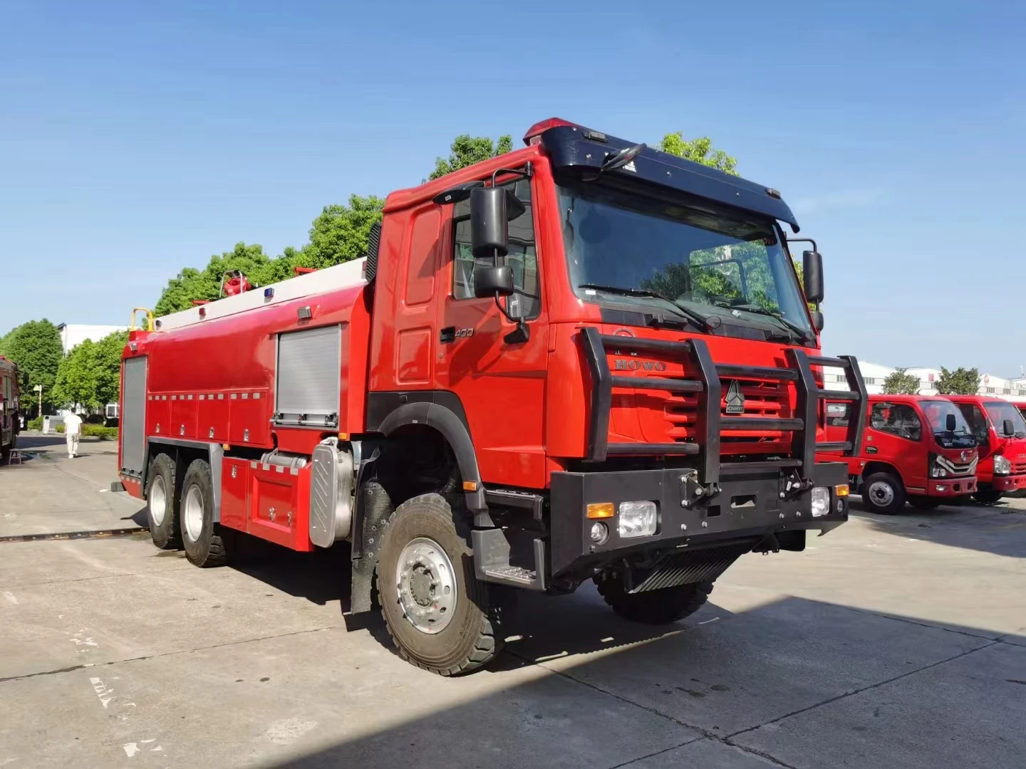 6x4 howo heavy fire fighting truck 12000L fire fighter truck