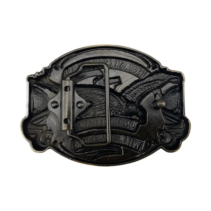 Zinc Alloy Eagle Belt Vintage Casual Western Denim Metal Belt buckle