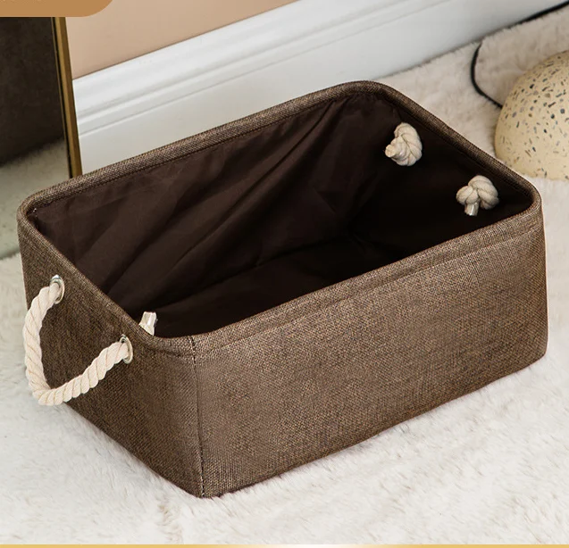 Cloth folding storage box Lidless toy storage trinkets a variety of colors can be selected simple storage