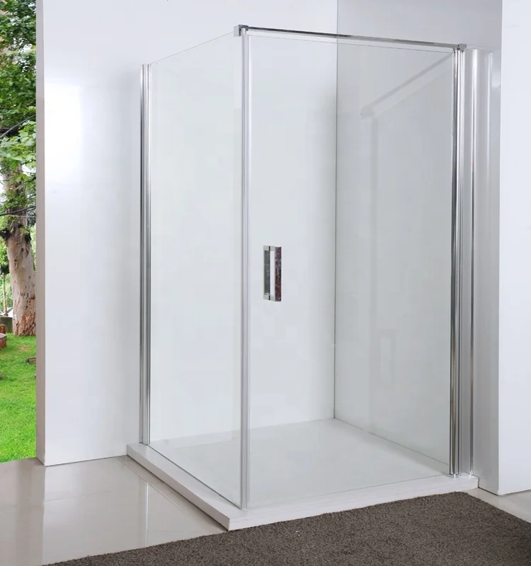 Лучшая цена 900x900 мм квадратная 6 закаленная стеклянная душевая кабина для отеля и