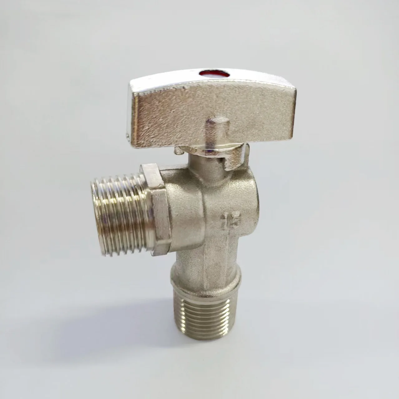 130g High Flow Copper Ball Core Three-way Angle Valve Water Heater Toilet Hot and Cold Water Switch Extension Ball Valve