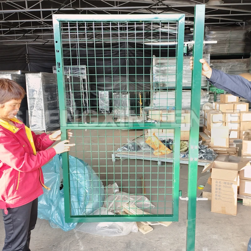 European Style Garden Gate Metal Home Entrance Gates Trailer Mesh Gate