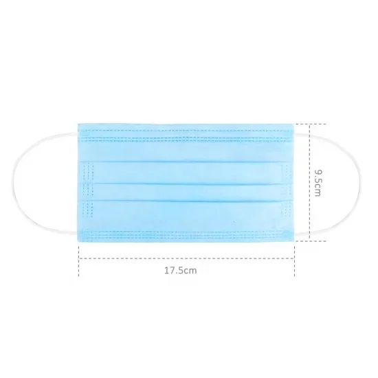ZHU SHI EN 14683 Type IIR Disposable surgical face mask high quality 3 ply disposable face mask
