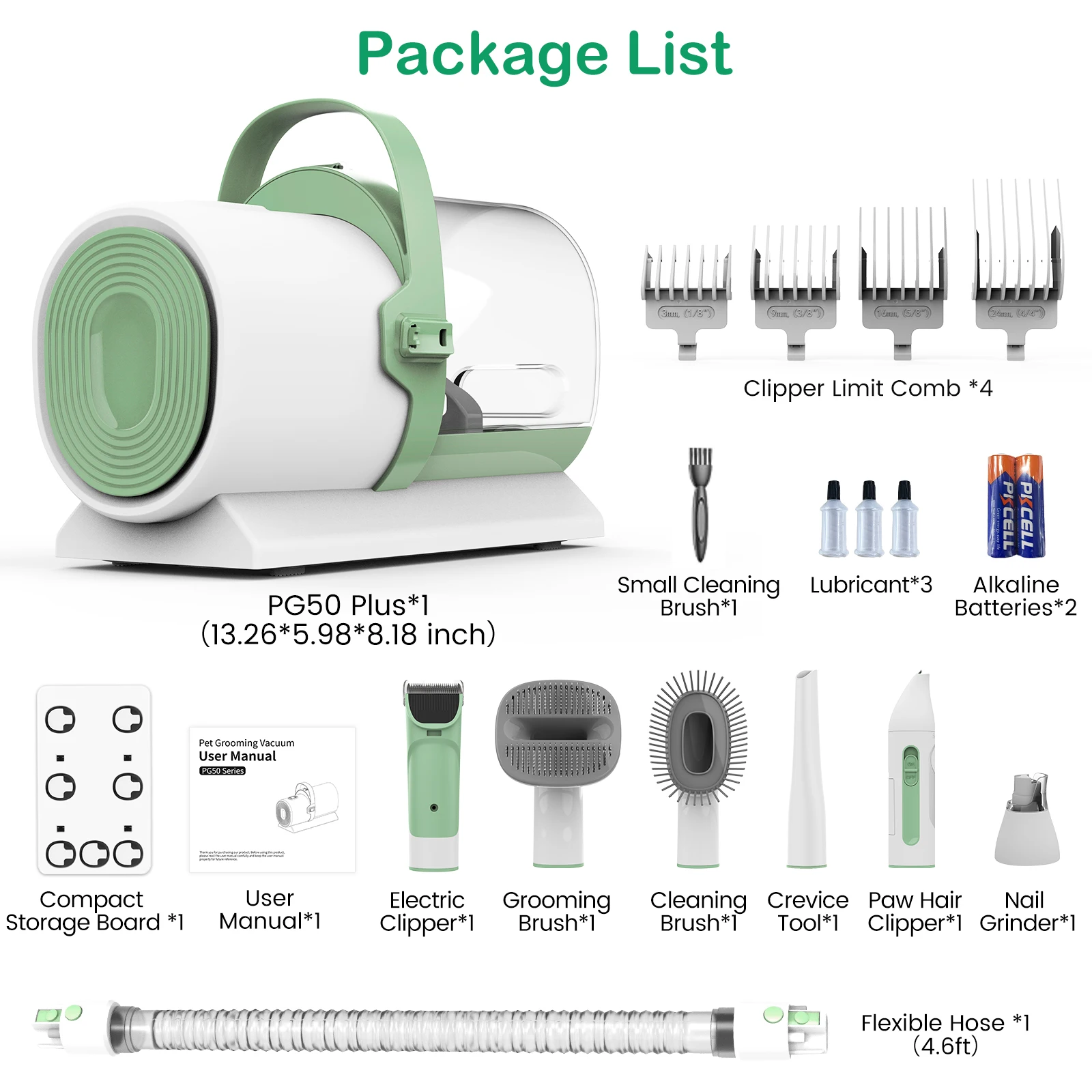 Home Cleaning Oneisall Dog Hair Vacuum Dog Grooming Kit Afloia Pet Dog Cat Grooming Kit Vaccum Pet Vacuum Suction and Pet