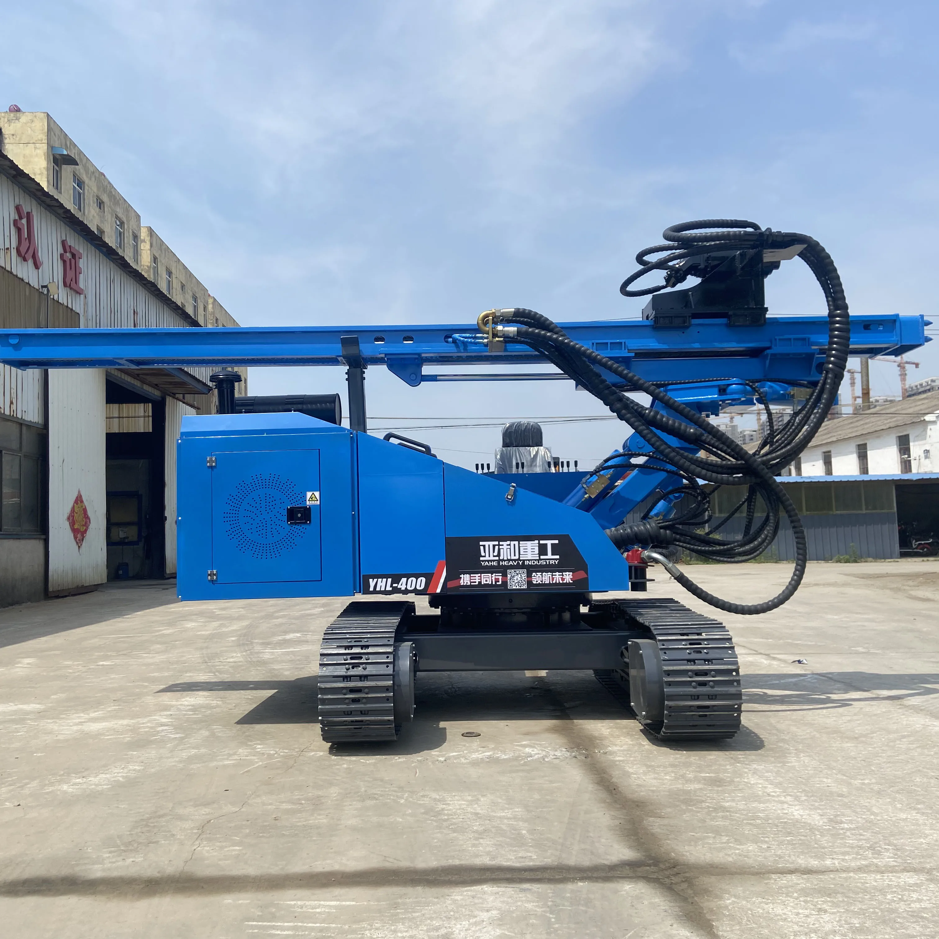 Electrical and hydraulic integration Rotary excavator Piling machinery sheet pile driver