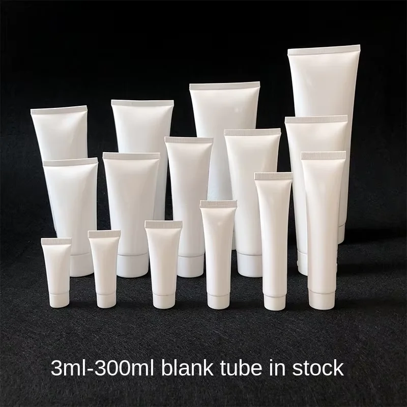 Stock 3-400g Plastic Cosmetic Eye Cream Shampoo Sub-Pack Inverted Squeeze Bottle Facial Cleanser Trial Pack Screen Printed