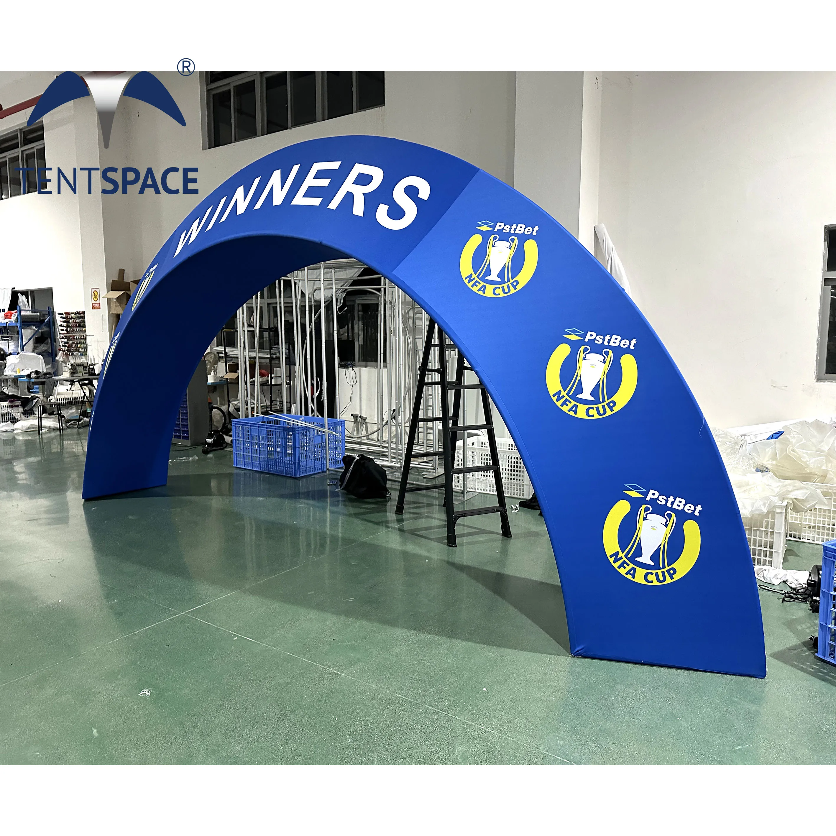 start finish line race arch branded sport events advertising equipment arch football game racing archway door