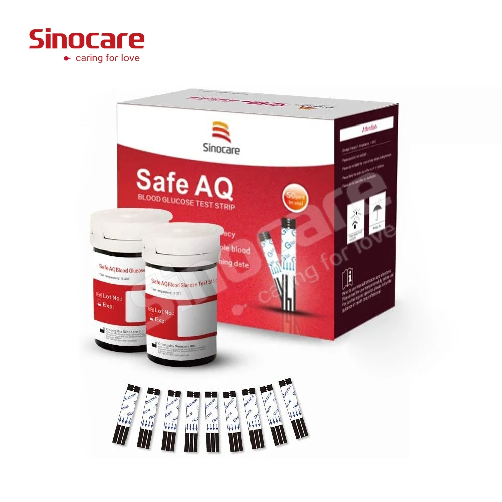 Wholesale Diabetic Test Strips Suppliers Glucometer Glucose Test Strips 50 Pcs Diabetic Test Strips For Safe Smart