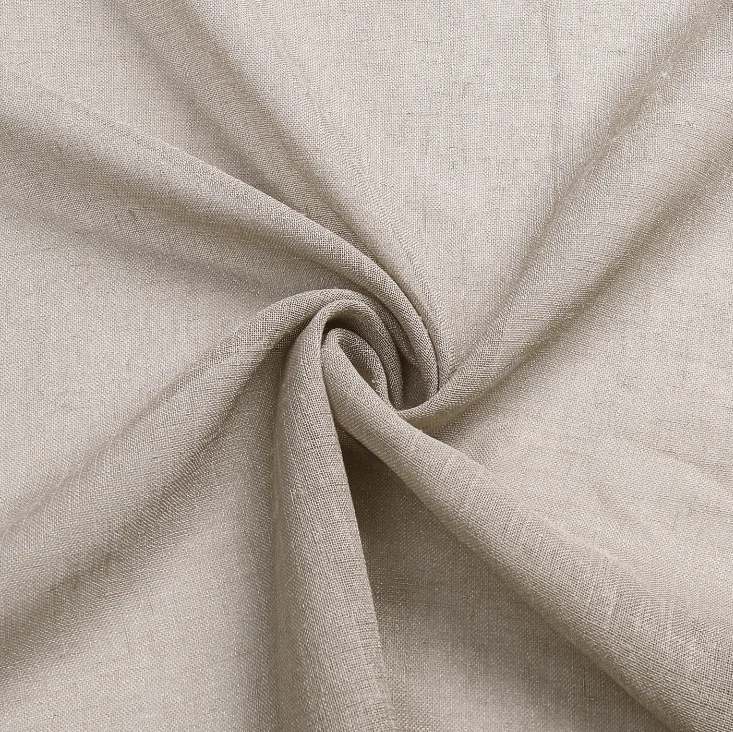 340CM Width New Material Light Fittings Linen Sheer Voile Fabric For Curtain