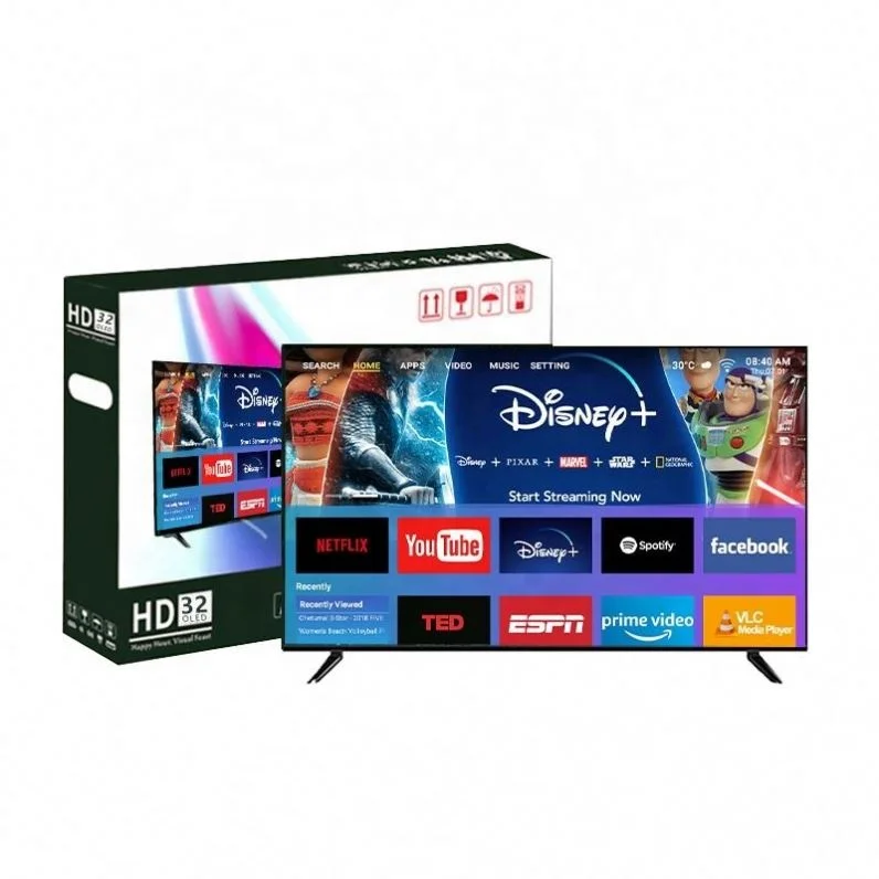 OEM Manufacturer Factory Price flat screen television smart tv 32 inch android wifi LED & LCD TVs HD televisores inteligentes