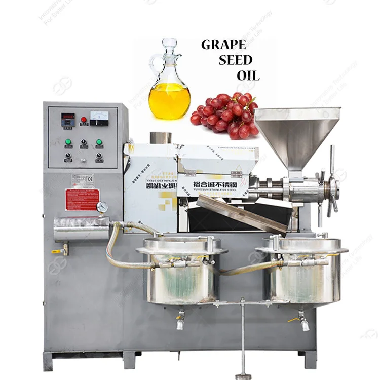 300-500Kg/H Safflower Oil Press Niger Grape Seed Oil Extraction Machine