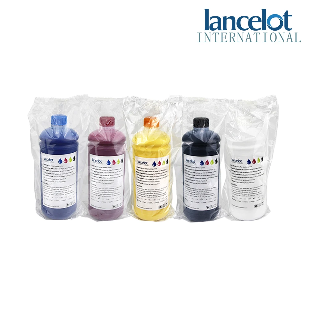 Lancelot 100ml 500ml 1000ml Premium Color Bottle DTF  Pigment Ink For Epson XP600 i1600 L1800 L1300 L805 L800 Printer