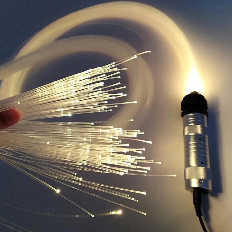 cheap price 12v RGB mixing color led fiber optic star ceiling light kit 250 pcs 0.75mm