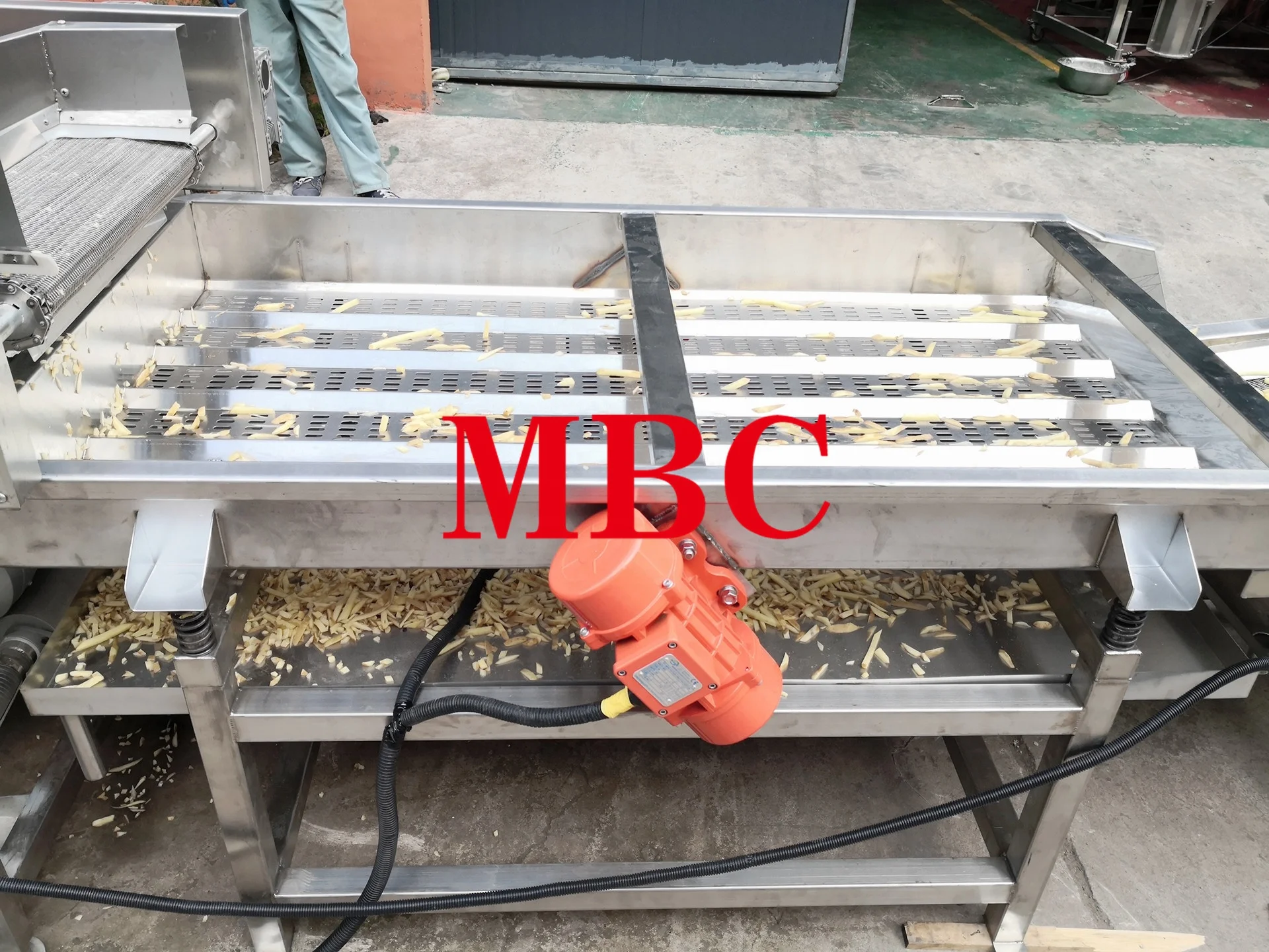 sweet potato fries automatic making line which produce output of 200 kg/hr./automatic french fry machine