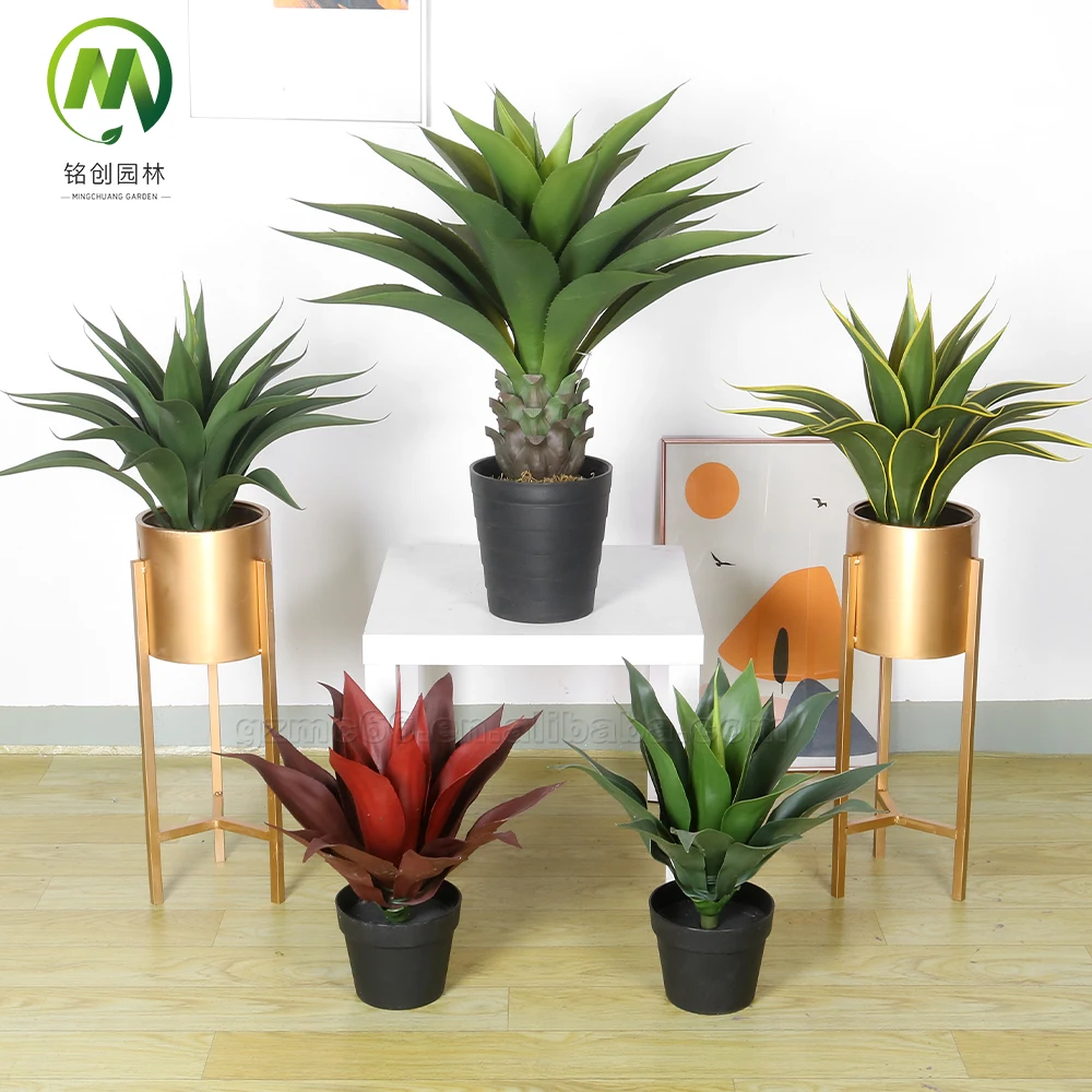 Hot Selling New artificial agave plant bonsai Fake Agave Tree for Indoor or Outdoor Decorating