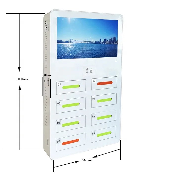  21.5 inch advertising LCD mobile phone charging