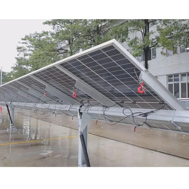 Factory sale pv tracker brackets auto single axis solar tracking system  solar tracker kit