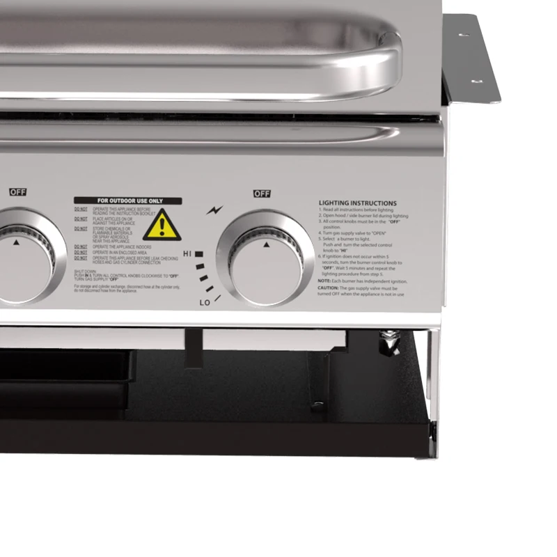 Sydney Series Commercial Outdoor Barbecue Homemade 3 Burner Built-in Gas Grill