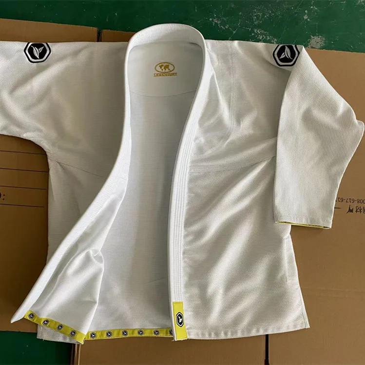 Ультралегкий темно-синий бразильский джиу-джитсу bjj gi с бесплатным белым поясом