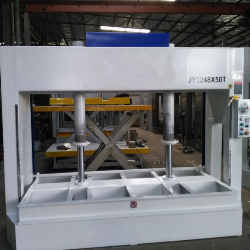 ZICAR woodworking cold press machine automatic feeding cold press hydraulic cold press machine for plywood