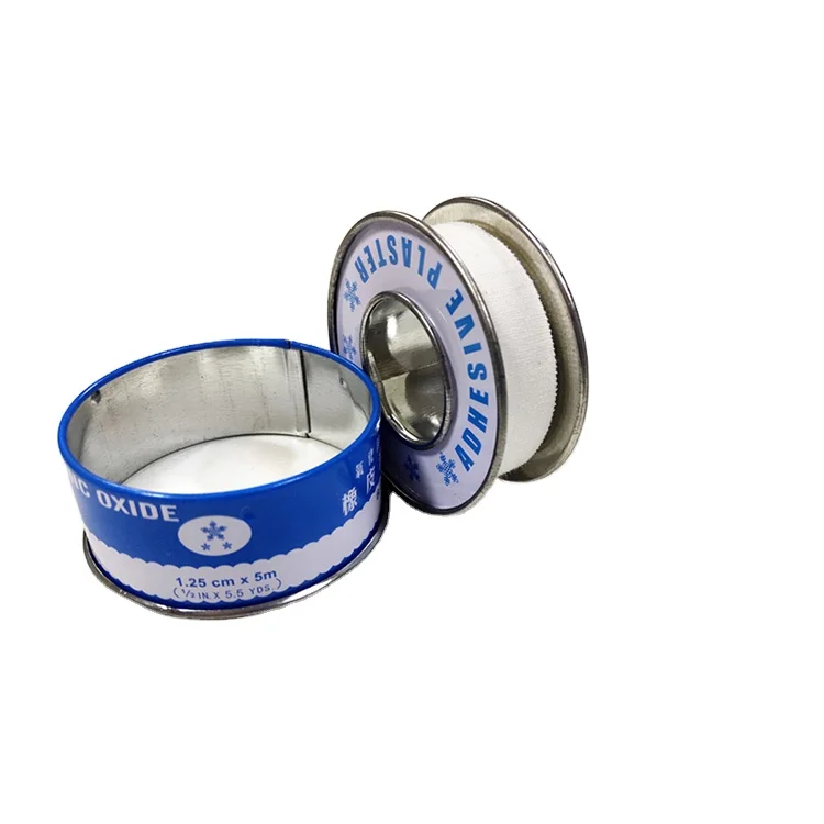 Attractive Price New Type Tape Plaster Zinc Oxide Adhesive Tape With Metal Package