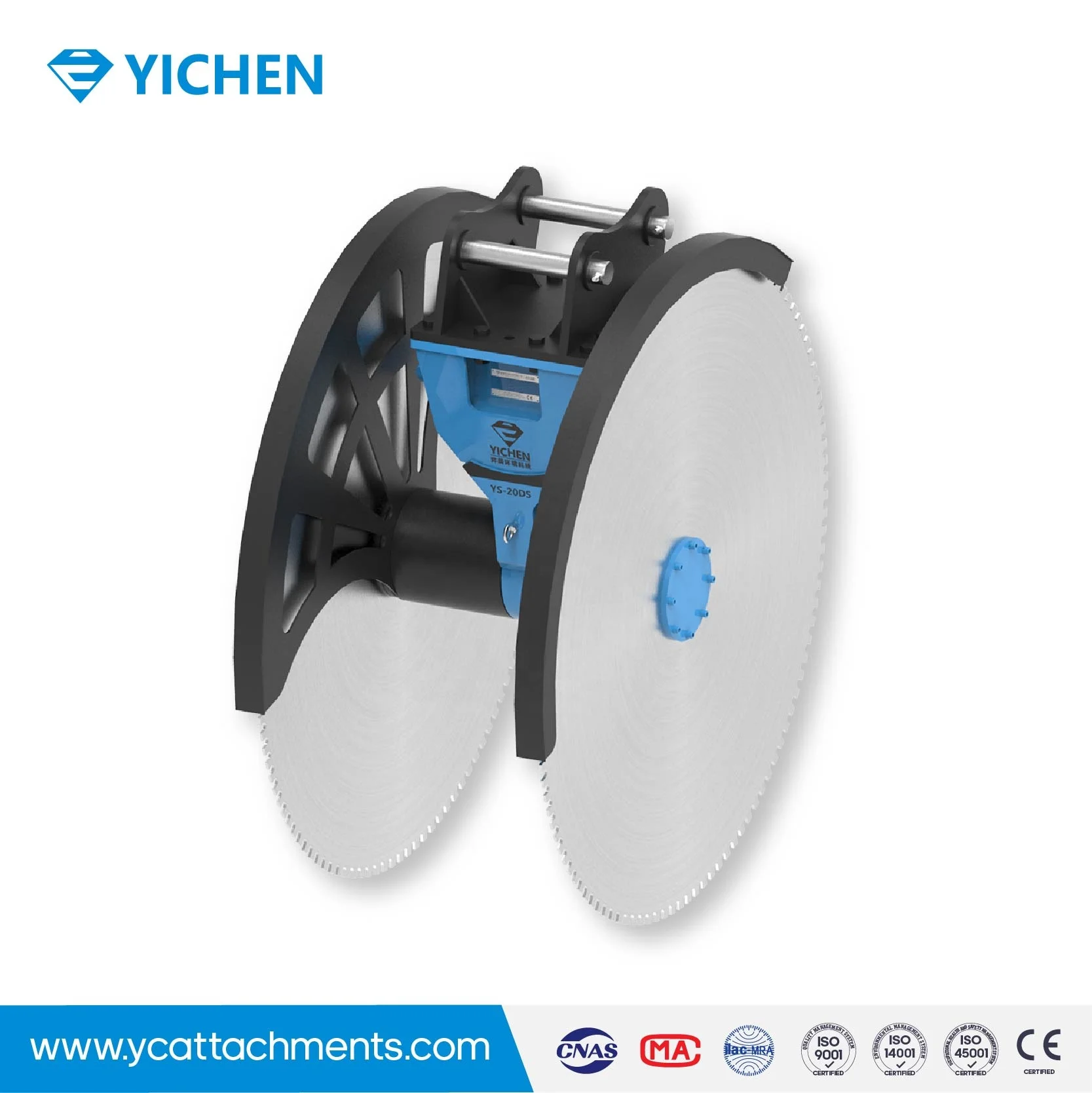 YS-20DS Industry leading Low cost Easy to install Demolition Quarry rock saw for Construction equipment