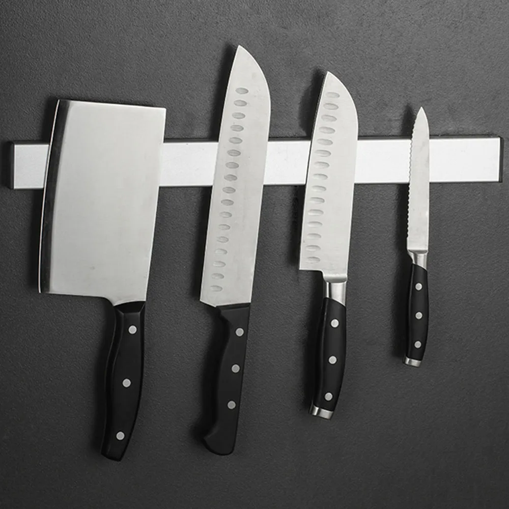 Магнитный держатель для ножей из нержавеющей стали Ndfeb подставка кухонного украшения шеф-повара блок кухонный набор