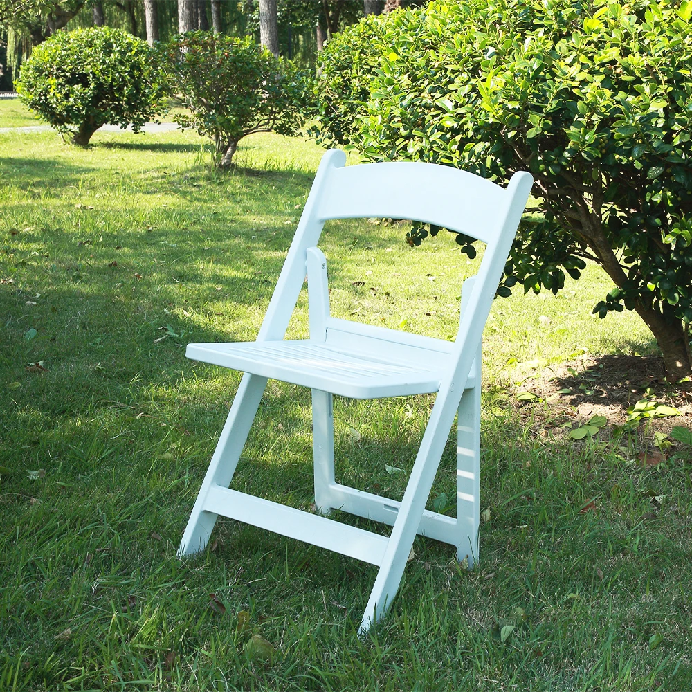 American Style Wholesale Dining Hotel Ceremony Samsonite White Restaurant Plastic Folding Chair For Event In Cheap Price