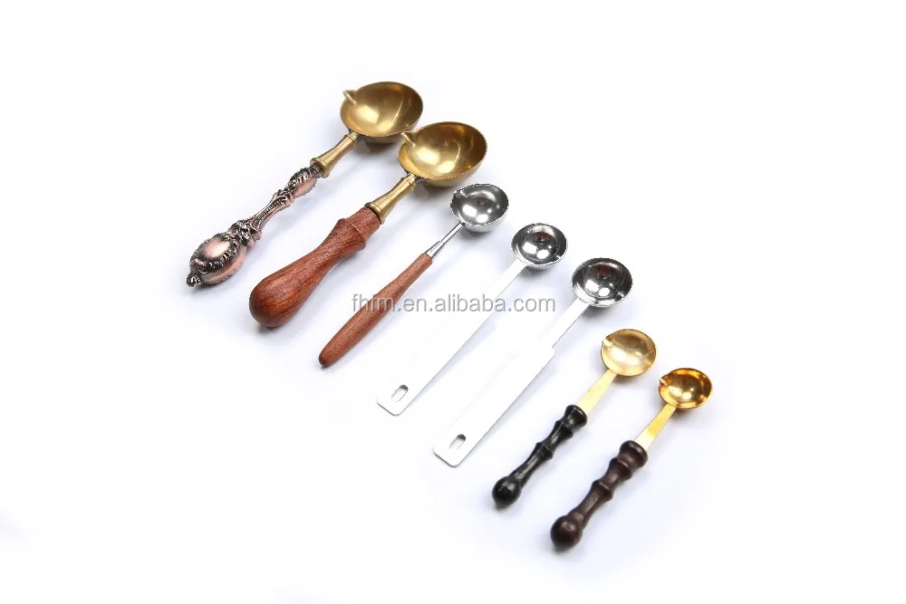 Hot selling various kinds of wax sealing spoon for melting wax