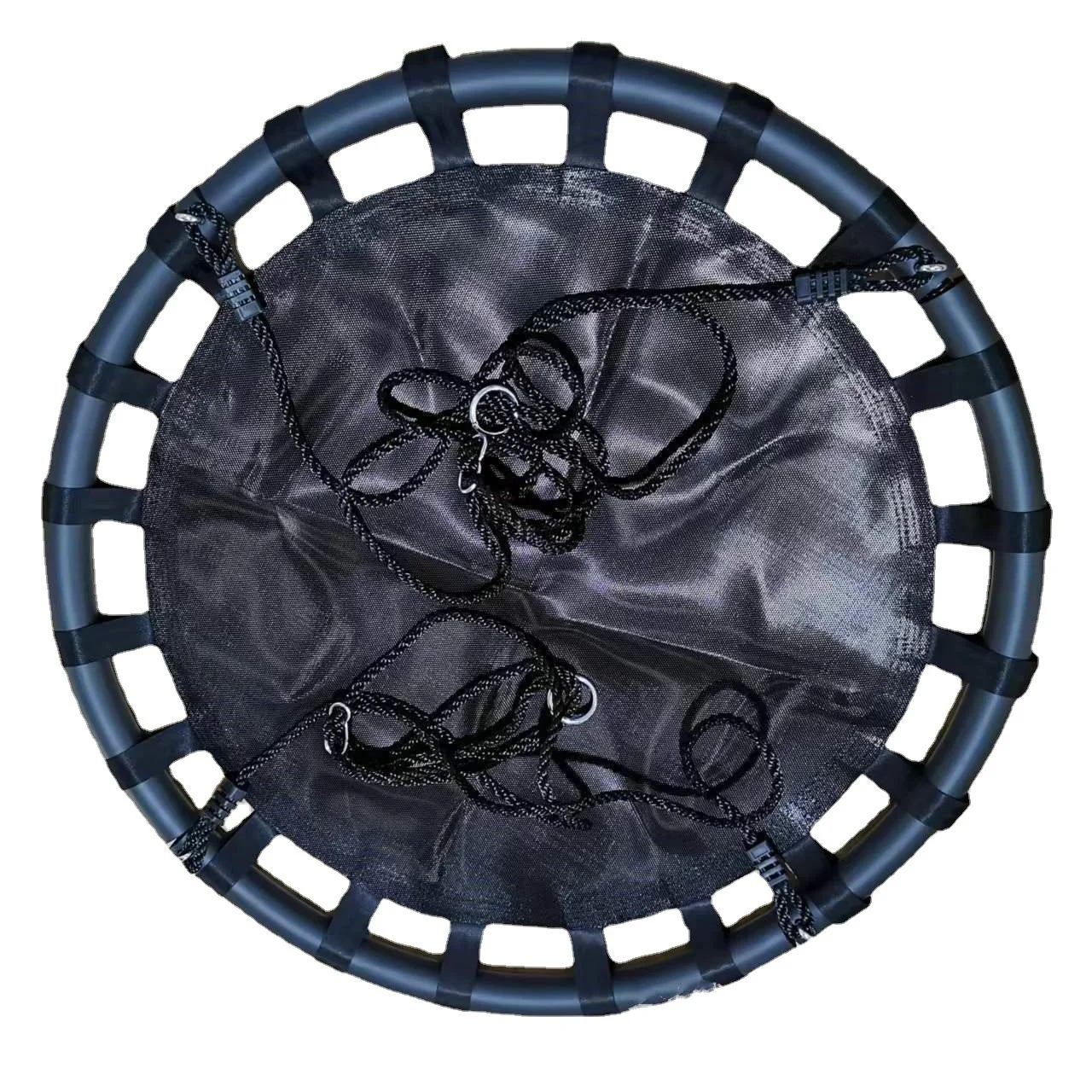 Aolan New Design Outdoor Playground Hanging Round Net Tree Swing Set For Kids