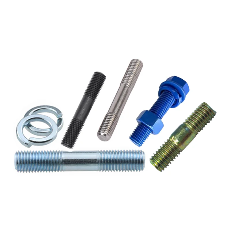 M20 M8 M5 M24, M30 M36 SS304 SS 304 316 Carbon Steel stainless steel zinc plated Double End Stud Threaded Stud Bolts/