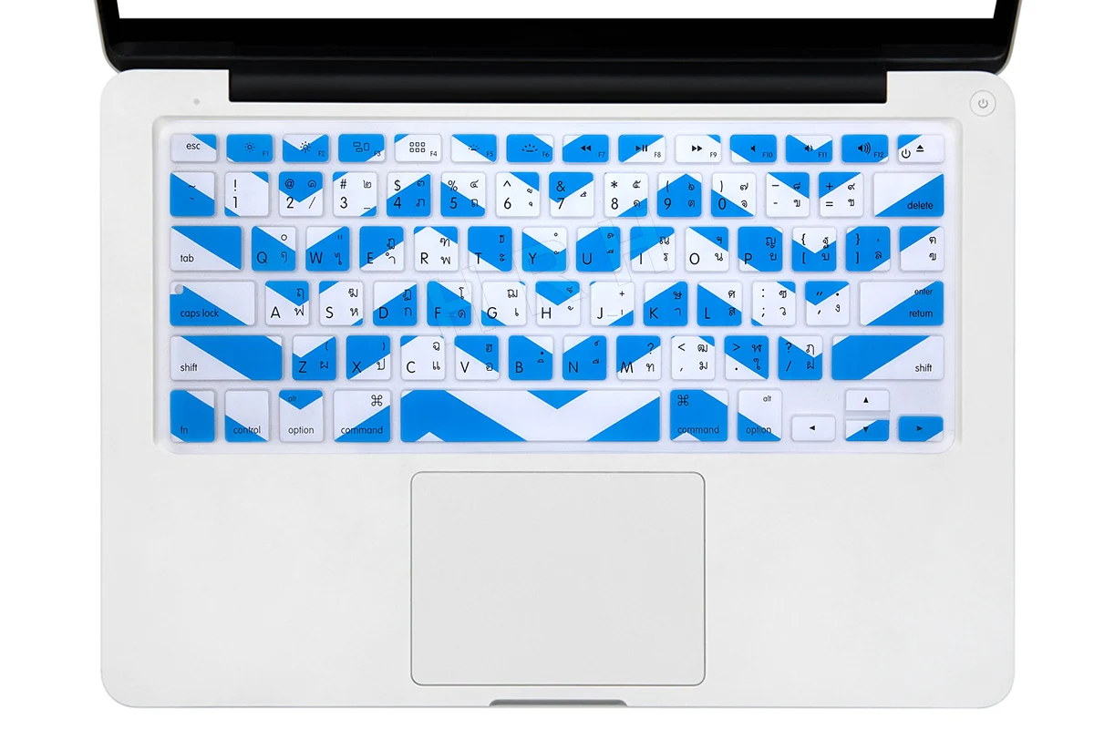 0.1-0.3mm Blue Keyboard Skin for Macbook