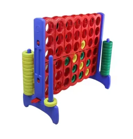Hot Sale Outdoor Educational Game Giant Plastic 4-in-a-Row Chess Set for Kids Backyard Fun and New Features!