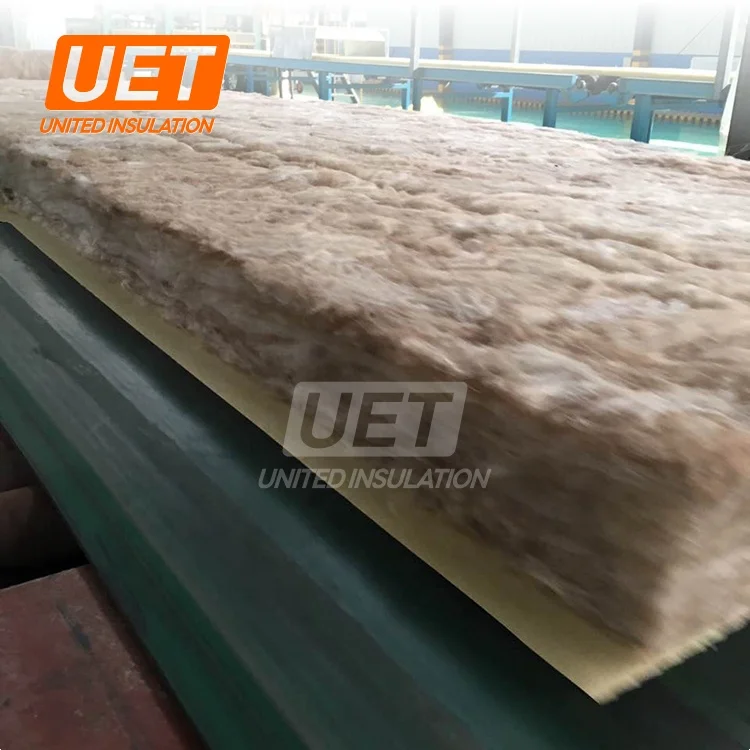 Brown chocolate color Eco Tech no itch fiber Glass Wool price same as earth wool for prefabricated house thermal insulation