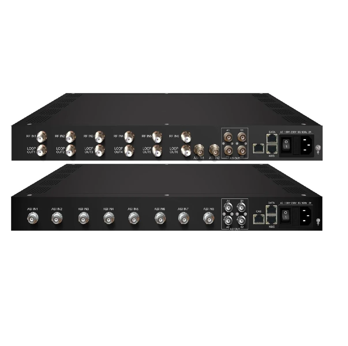 Digital TV 8 Channel ASI to IP Multiplexer Scrambler