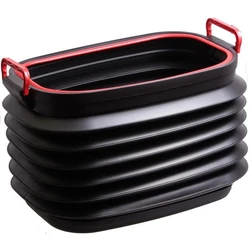 37L Large Telescopic Storage Bucket portable Foldable Car Fishing Barrel collapsible Outdoor trash can with lid for camping